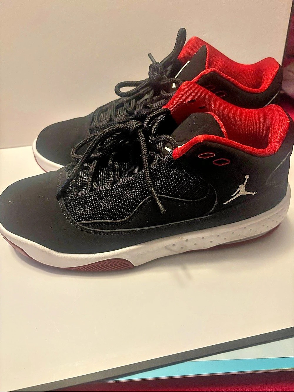 Jordan Black & Red US 6.5Y Athletic Shoes